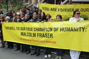Australia's Vietnamese community farewells Malcolm Fraser