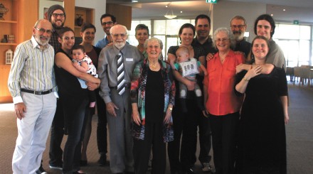 Rev Gardner with family
