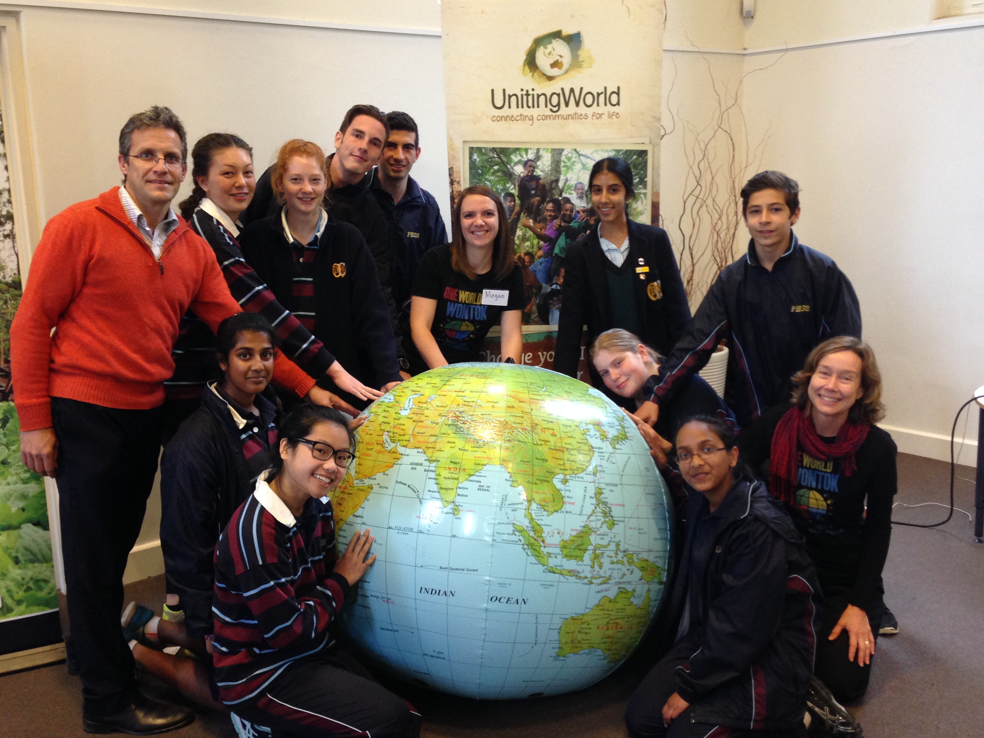 Penleigh and Essendon Grammar students taking part in the One World WonTok Youth Conference. 