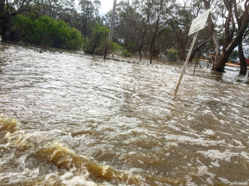 Flooded Yeungroon Creek